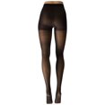 thumbnail image 3 of Hanes 810 Womens Alive Full Support Control Top Reinforced Toe Pantyhose Size - F, Jet Black, 3 of 3