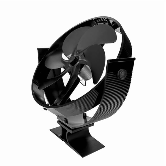 Stylish Heat Powered Fan Heat Powered Stove Fan for Wood Stove Real time Temperature Monitoring,No Electricity Required