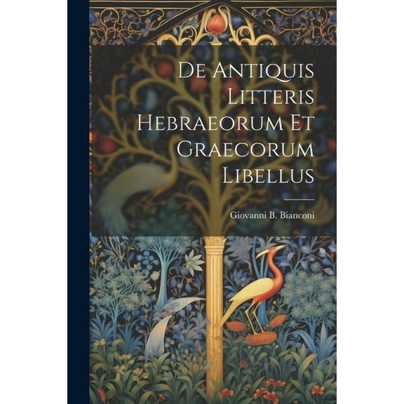 De Antiquis Litteris Hebraeorum Et Graecorum Libellus (Paperback)