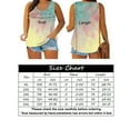 thumbnail image 3 of JXYMS Women's Tank Tops Summer Women Sleeveless Floral Printed Button Plus Size Tank Tops Loose Crew Neck Vest T Shirts Tunics Tee Yellow 28-30, 3 of 6
