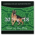 thumbnail image 5 of 2018 Palau 1 oz Silver $5 Year of the Dog (Gilded Gold), 5 of 5