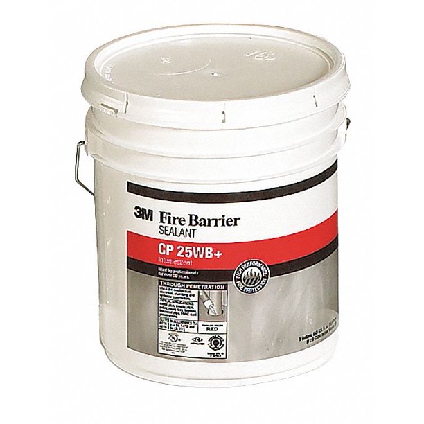 3m Fire Barrier Sealant,5 gal.,RedBrown CP25WB+5GAL