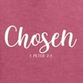thumbnail image 5 of Wild Bobby Chosen 1 Peter 2:9 Inspirational/Christian Unisex Crewneck Graphic Sweatshirt, Vintage Heather Red, 3X-Large, 5 of 5