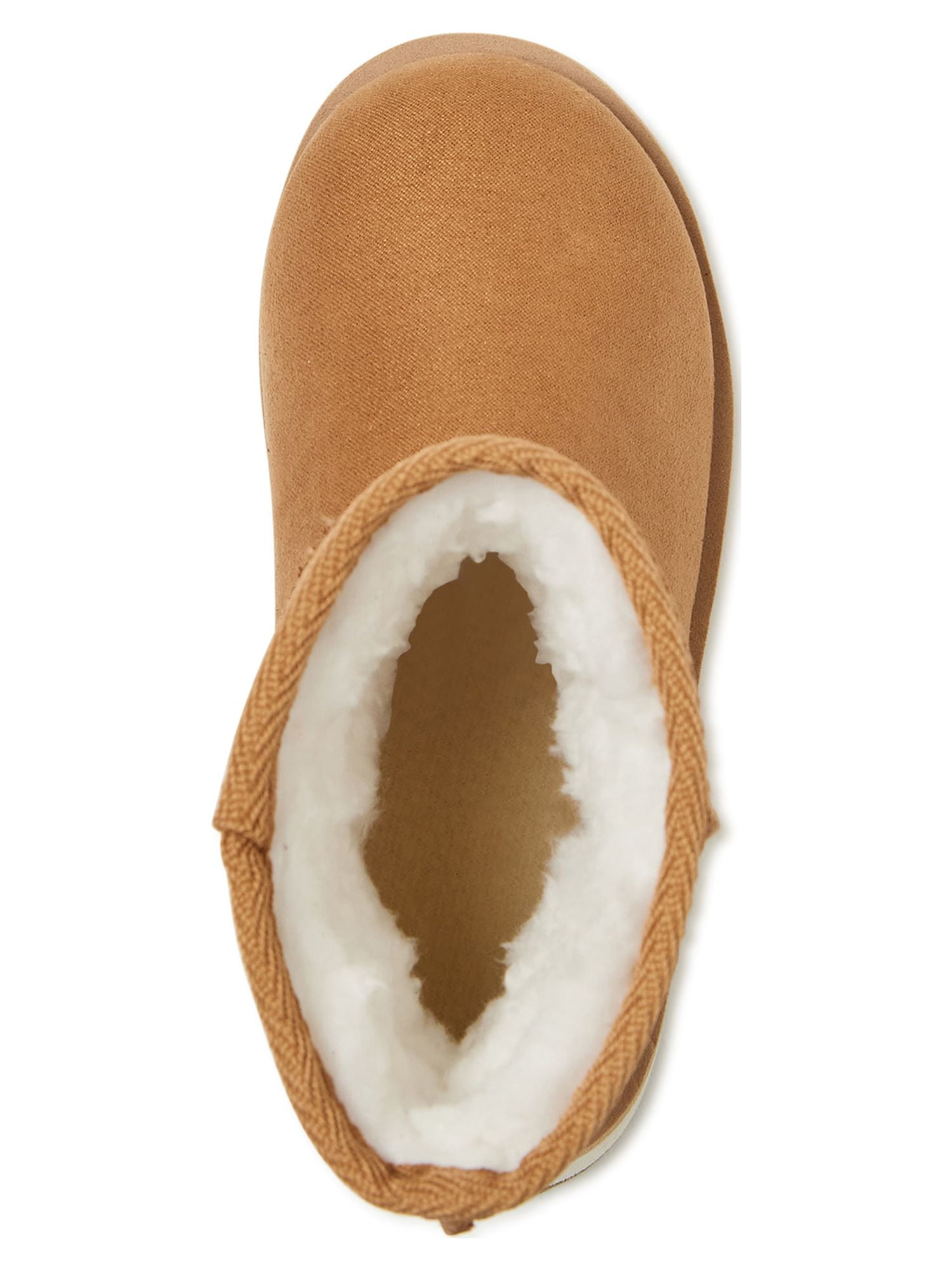 Wonder Nation Girls Cozy Faux Shearling Winter Boots