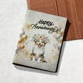 thumbnail image 5 of Happy Anniversary Miniature American Shepherd Celebrates Wedding Love Party Travel Passport Wallet MAS Dog Lover Gifts PU Leather Passport Holder Cover - 01015, 5 of 5