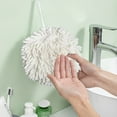 thumbnail image 2 of Absorbent Hand Drying Ball | Quick-Dry Microfiber Towel for Kids | White or Gray | 17x17x2cm | Encourages Hand Washing Habits, 2 of 7