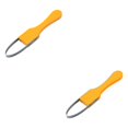 thumbnail image 4 of sweethay Desmalezadora manual de jardín, removedor de malezas de mano, herramienta portátil para recoger hierba, accesorios para hortalizas agrícolas y Amarillo 2piezas sweethay CBP185874, 4 of 6