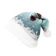 thumbnail image 4 of JIKNTTR Santa Hat Christmas Hats For Adults Kids Xmas Holiday Hat Classic Santa Claus Hat For New Year Party Xmas Decoration Red Hat, 4 of 4