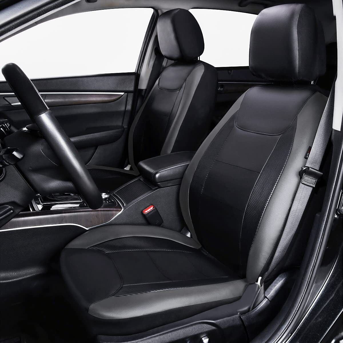 Flying Banner Full Set Deluxe Automotive Faux Leather Universal Car Seat Covers Interior Covers car SUV pick up