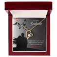 thumbnail image 1 of To My Girlfriend I Miss You Loads Forever Necklace w Message Card, 1 of 8