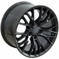 thumbnail image 4 of 17 inch Rim fits 97-04 Chevrolet Corvette C6 ZR1 Satin Black Wheel Direct Fit, 4 of 6