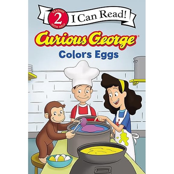 Pre-Owned Curious George Colors Eggs: An Easter and Springtime Book for Kids (Paperback) 0063325322 9780063325326