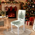 thumbnail image 2 of Cheapark Christmas Tree Themed Chair Covers - Festive Elastic Decorative Covers, Stretch-Fit for Dining/Accent Chairs & Holiday Party Settings, 2 of 6