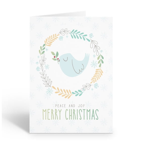 Christmas Bird Holiay Card - 12 Cards with Envelopes - Christmas - B18037
