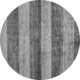 thumbnail image 1 of Ahgly Company Indoor Round Abstract Gray Modern Area Rugs, 8' Round, 1 of 4