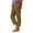 Yellow, variant on Maplenight Women's Plaid Capri Pants Casual Elastic Waist Cropped Pants with Pockets Relaxed Fit Summer Lounge Capris