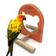 thumbnail image 2 of Palo acrílico del soporte del juguete del loro del espejo del pájaro, 2 of 2