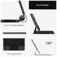 thumbnail image 4 of Backlit Magic Keyboard For Xiaomi Mi Pad 5 11 inch MiPad 5 Pro 2021 Mi Tablet Smart Cover Floating Design TrackPad Keyboard Case Black Portuguese Layout, 4 of 6