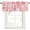 Pink, variant on Gray Geometric Kitchen Valances for Windows, Middle Century Abstract Boho Lines Bathroom Window Valances 54x18 Inch Rod Pocket Window Treatments Valance Curtains for Living Room Bedroom Decor