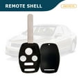 thumbnail image 3 of AKS KEYS Replacement for Honda Remote Case Shell 4 Buttons Compatible with 2003 - 2013 Accord, 2006 - 2013 Civic EX and Hybrid and 2009 - 2013 Pilot. Shell Only, Electronic Board not Included (2), 3 of 6