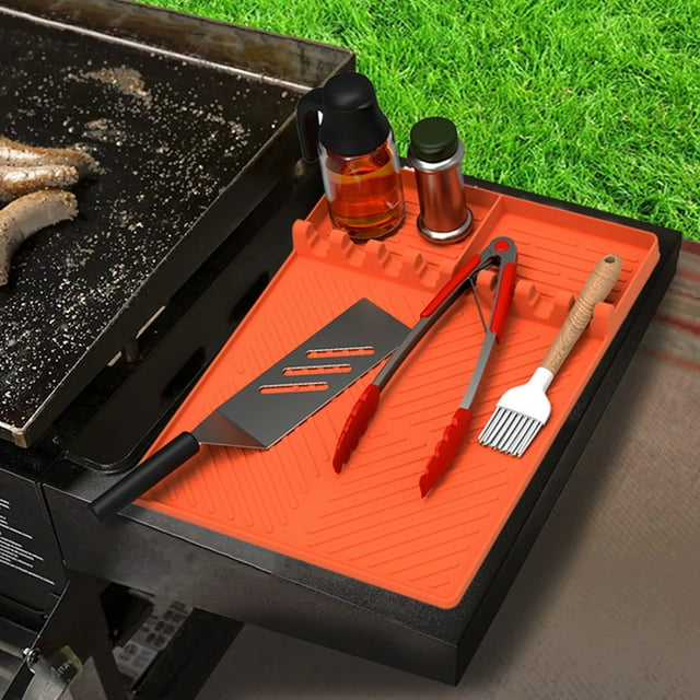 YAOMOBB Tapis en Silicone Résistant à la Chaleur Outils de Gril Protection Flexible pour Comptoir de Cuisine Maison