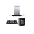 thumbnail image 1 of Campana ODIPO Fordex Ceres Motrix Cristal Recto Tipo Isla 90cms Contr Dig y Parrilla Cristal Temp Negro 87cm 5 Q + Horno Gas 60 cm, 1 of 4