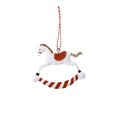 thumbnail image 2 of Vintage White Iron Horse Christmas Tree Ornament - Rustic Farmhouse Holiday Decor for Tree & Home, 2 of 6