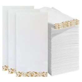 40 PACK Green Cloth Like Dinner Napkins 1 6 Fold 12 x16 Single Use Linen Feel Disposable Guest Towel Napkins Absorbent Soft Elegant Bathroom Hand Towel Party Weddings Receptions Walmart