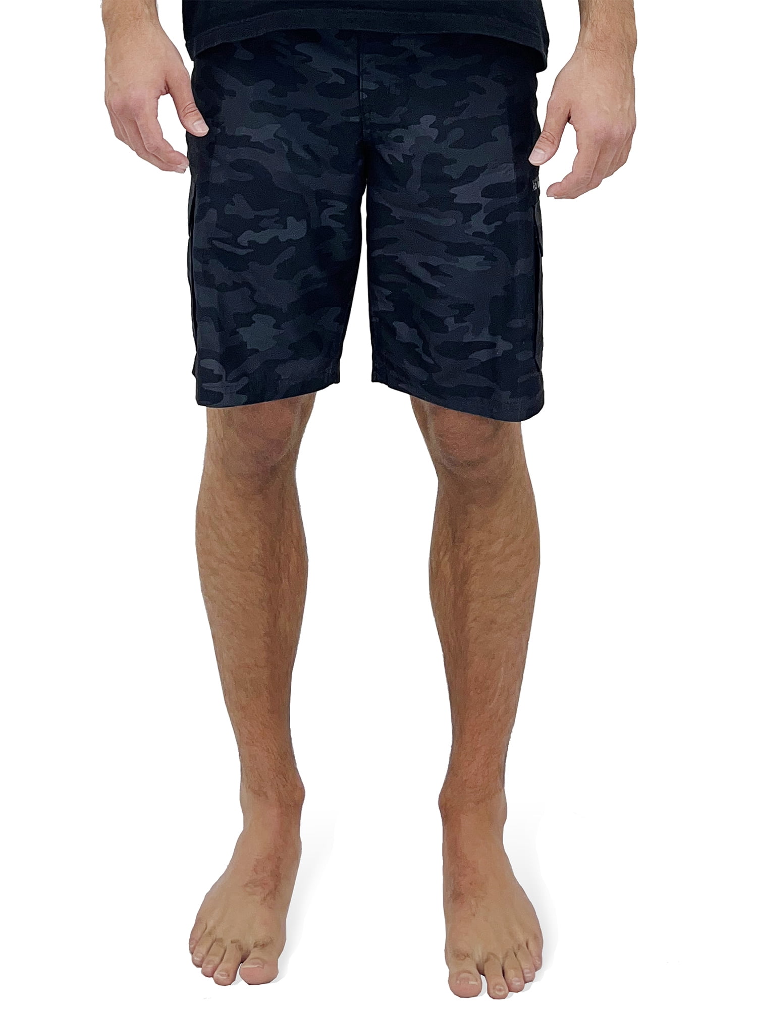burnside microfiber cargo shorts