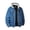 Dark Blue, variant on NordicNest Mens Big and Tall Denim Jackets Button Down Long Sleeve Hooded Jean Coats Casual Lightweight Fall Travel Outwear Jackets with Pockets,2XL,Army Green