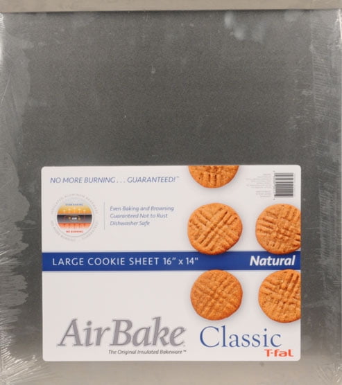 airbake natural cookie sheet large walmart com airbake cookie sheets walmart