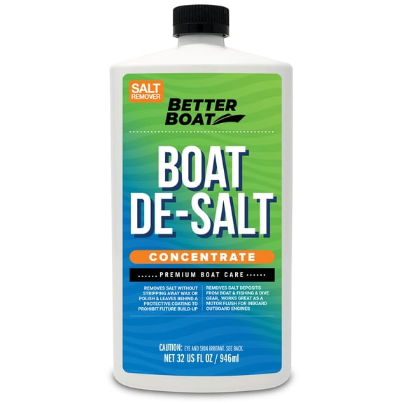 Better Boat De-Salt Salt Remover Flusher for Motors Marine Engines Flush Winterize Cleaner (32 oz)