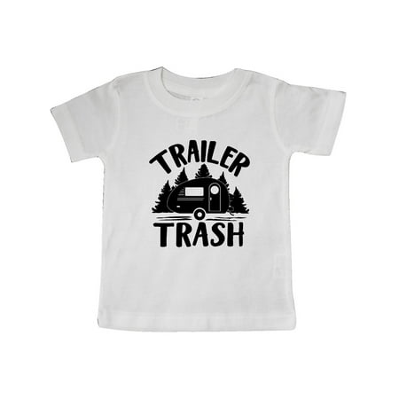 

Inktastic Trailer Trash- Camping Humor Gift Baby Boy or Baby Girl T-Shirt
