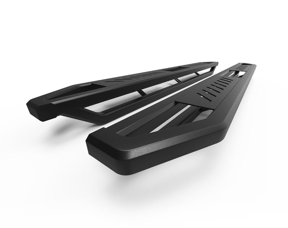 APS Drop Steps Running Boards Rocker Slider Compatible with 2019-2020 Silverado Sierra 1500 Extended Cab &2020 Silverado Sierra 2500 3500 Excl. 19 1500 LD