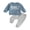 Blue, variant on Bagilaanoe 2PCS Toddler Baby Girl Boy Long Pants Set Letter Print Long Sleeve Sweatshirt Pullover Tops + Sweatpants 3M 6M 12M 18M 24M 3T Kids Casual Sweatsuits