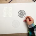 thumbnail image 2 of EeaseCA 12 Pcs Creative Stencil Set Multipurpose Painting Molds Mandala Dot Molds, 2 of 7