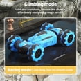 thumbnail image 4 of Graflsoa 2.4G Gesture-Controlled Stunt Twister Car with LED Lights, Music, and Programmable Features - Green Triple Battery Edition with Dual Remote (Includes USB Cable, Screwdriver, and User Manual), 4 of 7