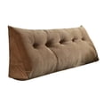 thumbnail image 1 of Kearding Funda de cojín triangular para cabecera hecha con felpa, funda de almohada de cuña para cama fácil de limpiar, elegante Juegos de cama champán, 1 of 6