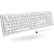 thumbnail image 2 of Teclado con cable USB de tamaño completo Macally para Mac Mini / Pro, 2 of 2