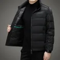 thumbnail image 5 of Ropa de diseñador para hombre, chaqueta de plumón ultraligera, chaquetas ligeras acolchadas con cuello alto para hombre, abrigo de invierno con relleno de plumón de pato para hombre, 5 of 5
