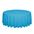 thumbnail image 1 of 1pcs Polyester Round Tablecloth Whiteblackredbluegold Solid Table Cloth High-quality Gift compatible Wedding Birthday Party Table Cover Home Decor, 1 of 5