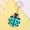 Blue LADYBIRD, variant on Animal Keychains Soft PVC Rubber Cartoon Keyrings Panda Elephant Cow Bear Lion Penguin Ladybug Bag Charm Accessories