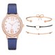 thumbnail image 1 of Reloj de pulsera para mujer de cuero con esfera verde cuadrada a la moda para mujer, conjunto de pulsera de cuarzo Wmkox8yii gfajkfgbkjabf2029, 1 of 1