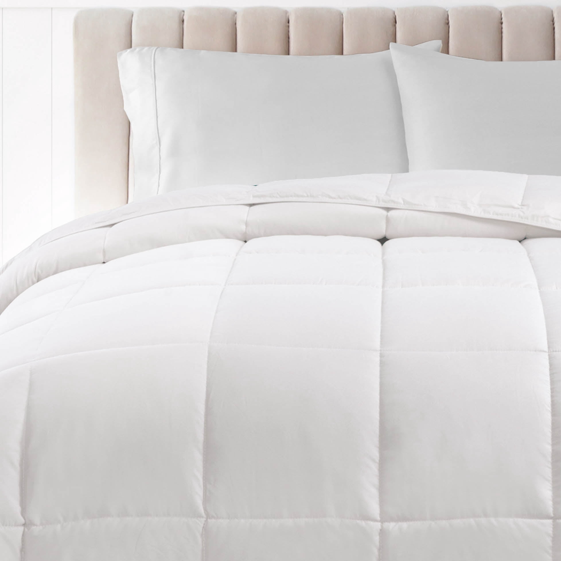 BNM Classic Down Alternative Comforter, Twin XL, White