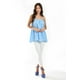 thumbnail image 5 of Blusa fresca sin manga Roman Fashion /Juvenil, 2970 (Azul claro) azul CH, 5 of 6
