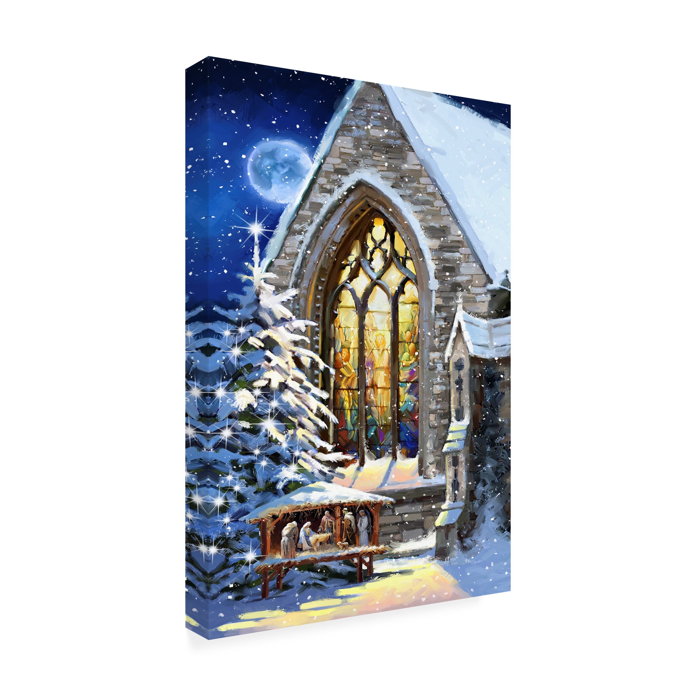 The Macneil Studio 'Christmas Manger' Canvas Art