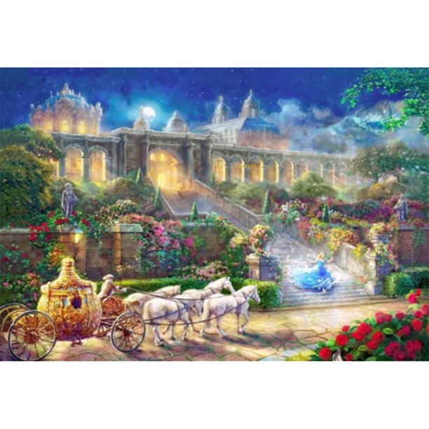 Drill Diamond Painting (DE0176) 5D DIY Full Cross Stitch Crafts (Princesa Manga 2) 40x50cm FLhrweasw Nuevo