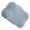 lake blue, variant on Breathable Cloud Pillow Contoured Shape Ergonomic Memory Foam Pillow Detachable For Better Head Neck Rest