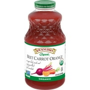 R.W. Knudsen Family Organic Beet Carrot Orange Juice Blend, 32 oz, Glass Bottle