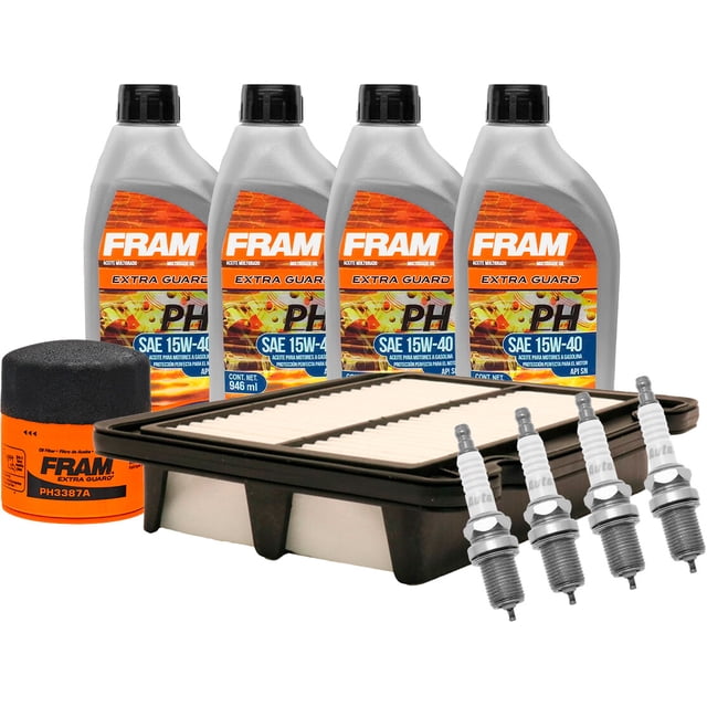 Kit De Afinación Con Aceite 15W40 Mineral, Bujías Iridio, Filtro De Aire Y Filtro De Aceite 10 Piezas Compatible con Suzuki Swift+ L4 1.6L DE 2004 A 2009